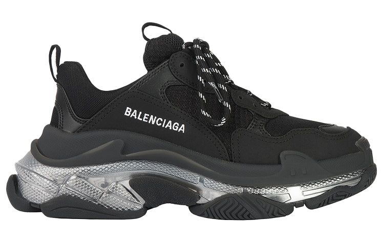 (WMNS) Balenciaga Triple S Sneaker 'Black Iridescent' 544351W2FB21001 - 2