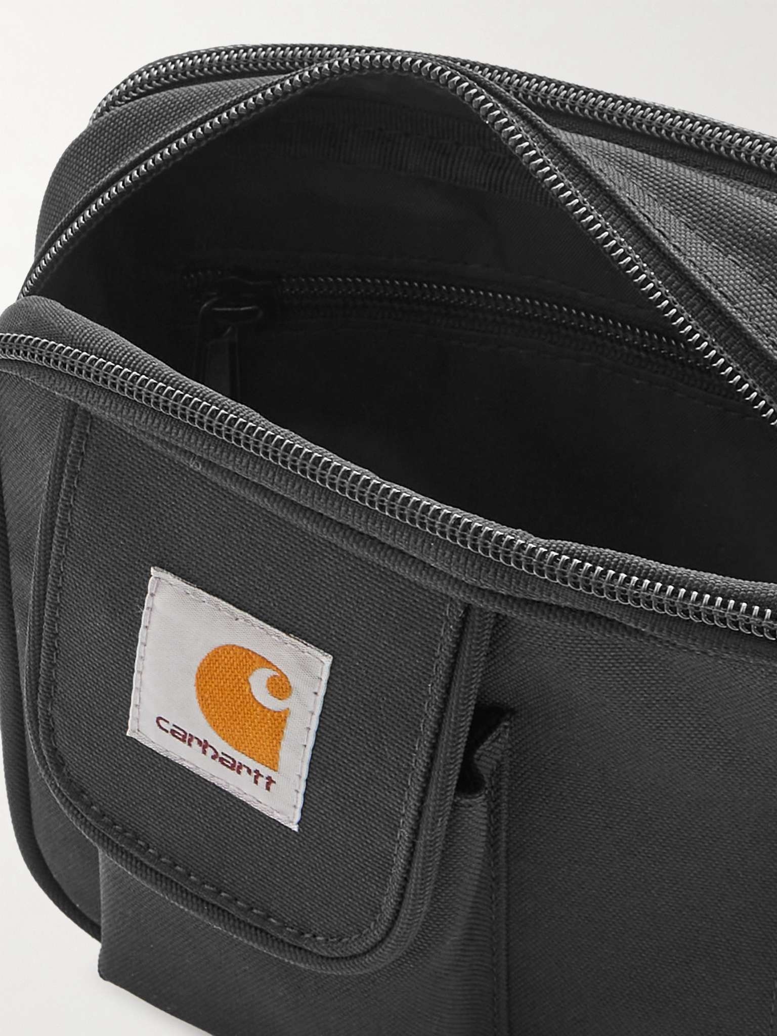 Essentials Small Logo-Appliquéd Recycled-Canvas Messenger Bag - 3