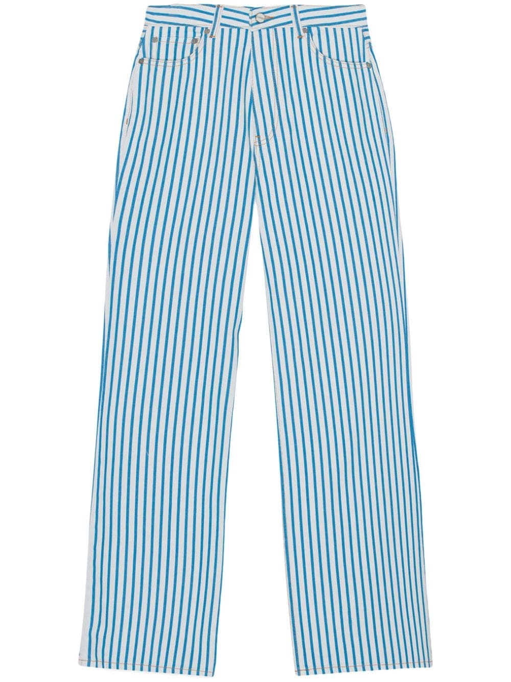 Magny striped wide-leg jeans - 1