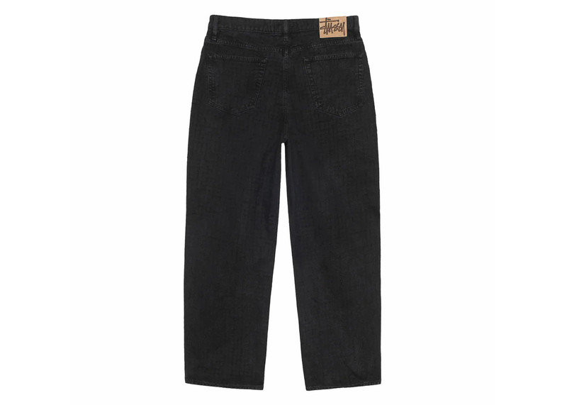 Stüssy Stussy Big Ol' Needlepunch Canvas Jean Black outlook