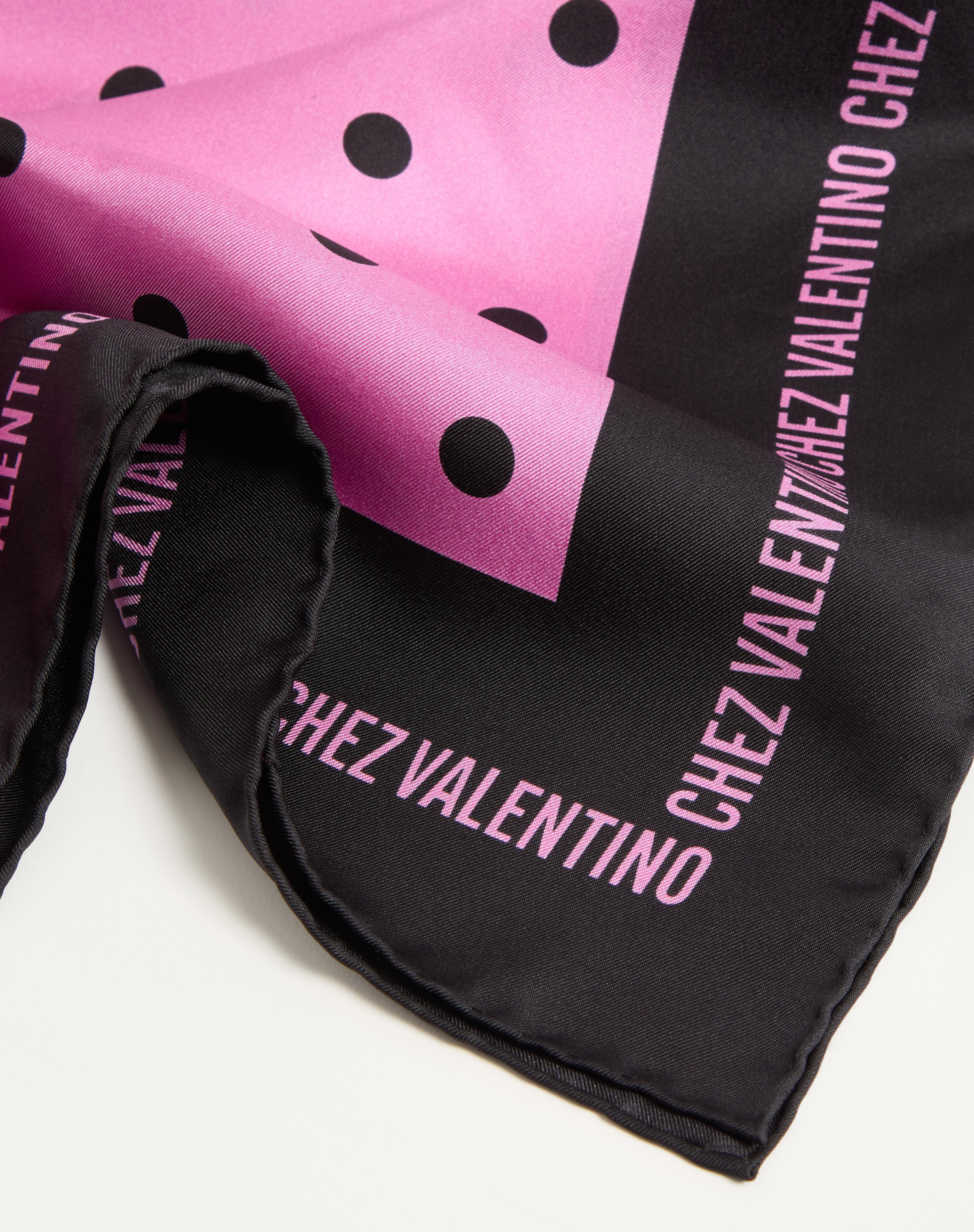 CHEZ VALENTINO SILK SCARF - 3