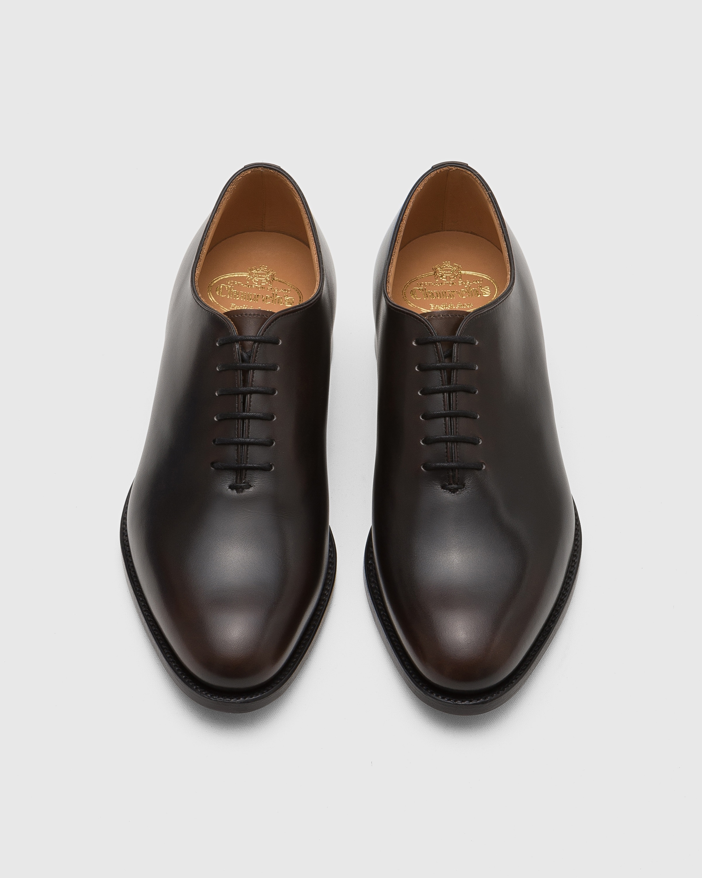 Royal Calf Leather Whole Cut Oxford - 5