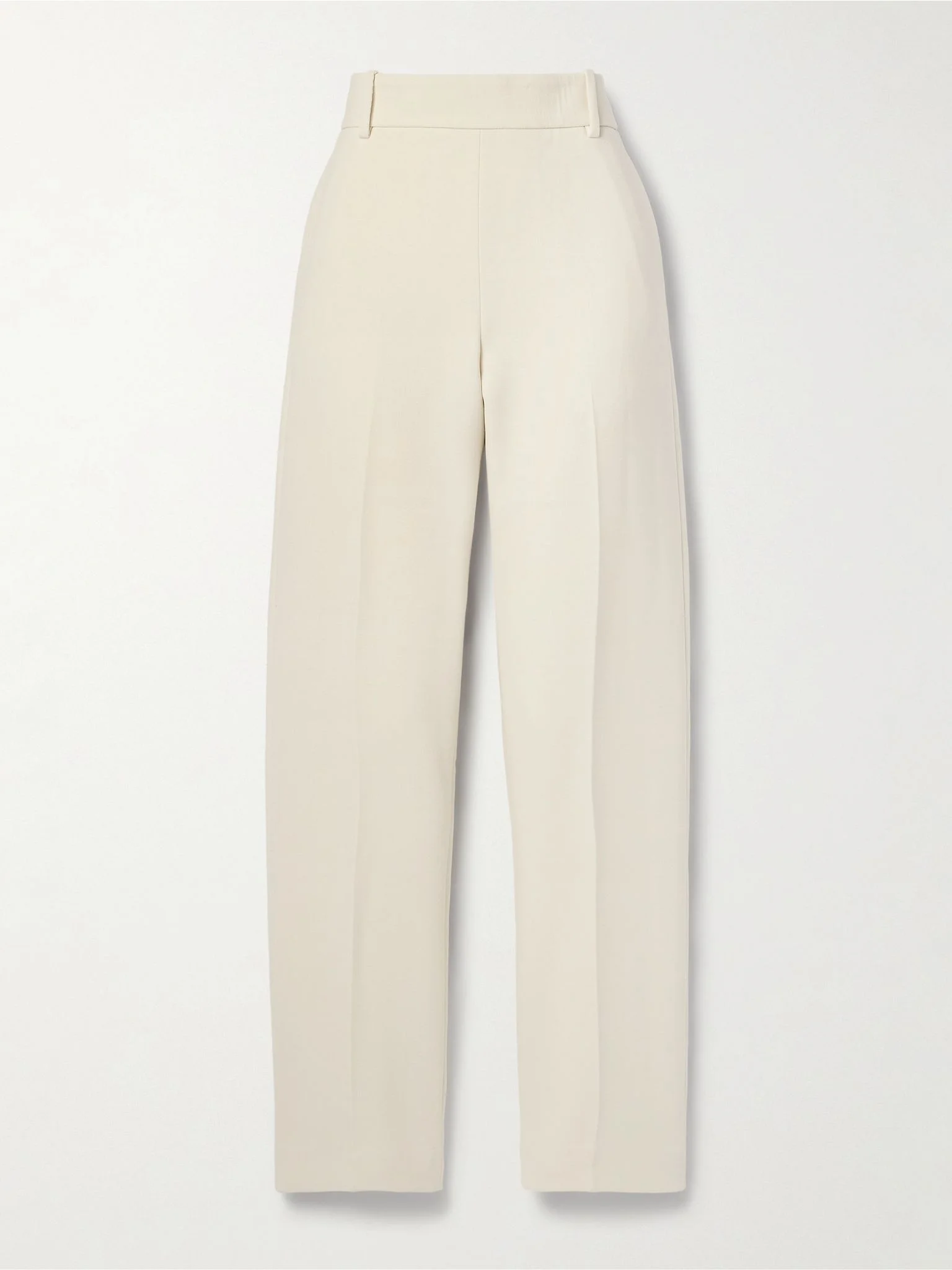 Cambie twill straight-leg pants Cream - 1