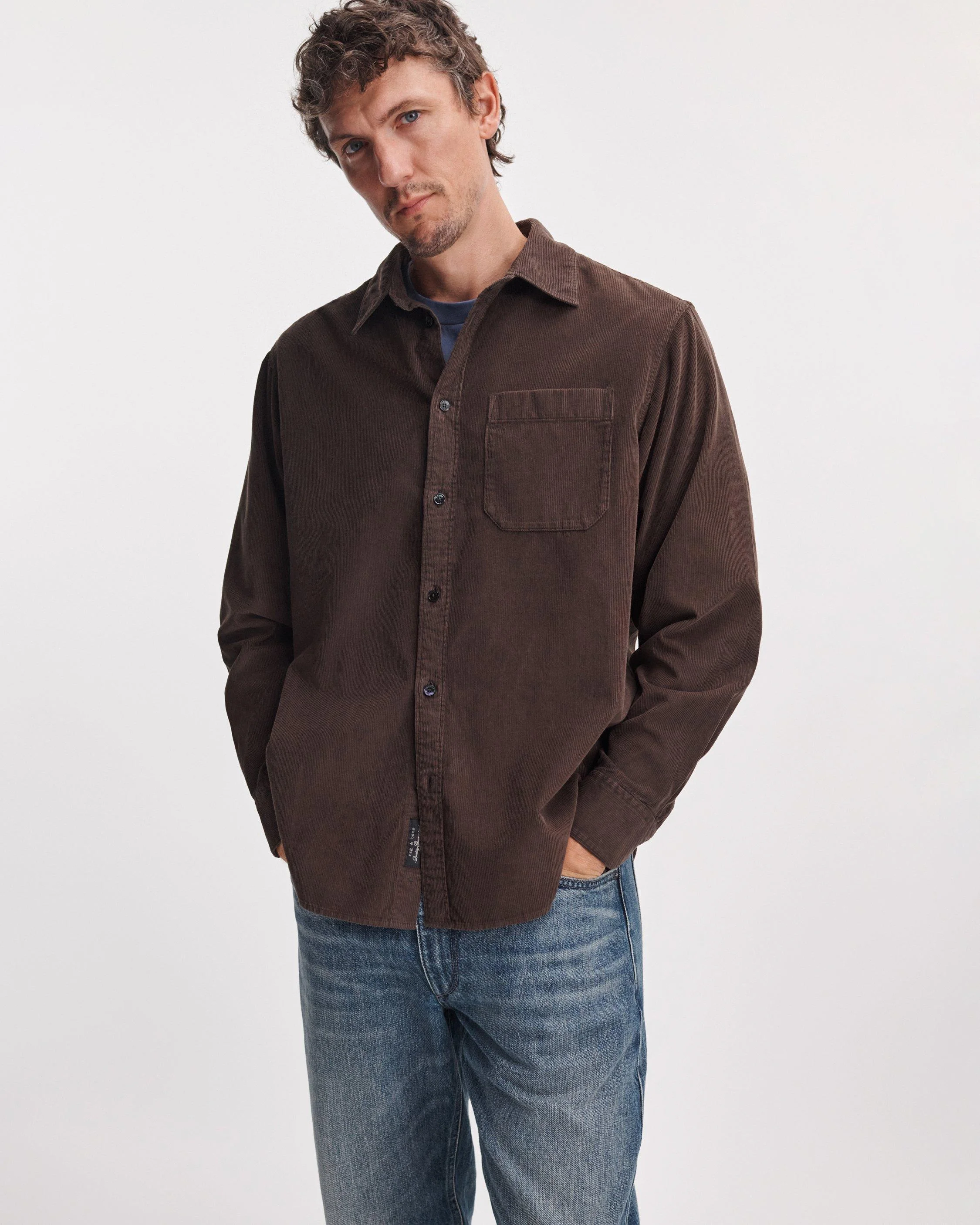 rb Relaxed Corduroy Shirt - 1