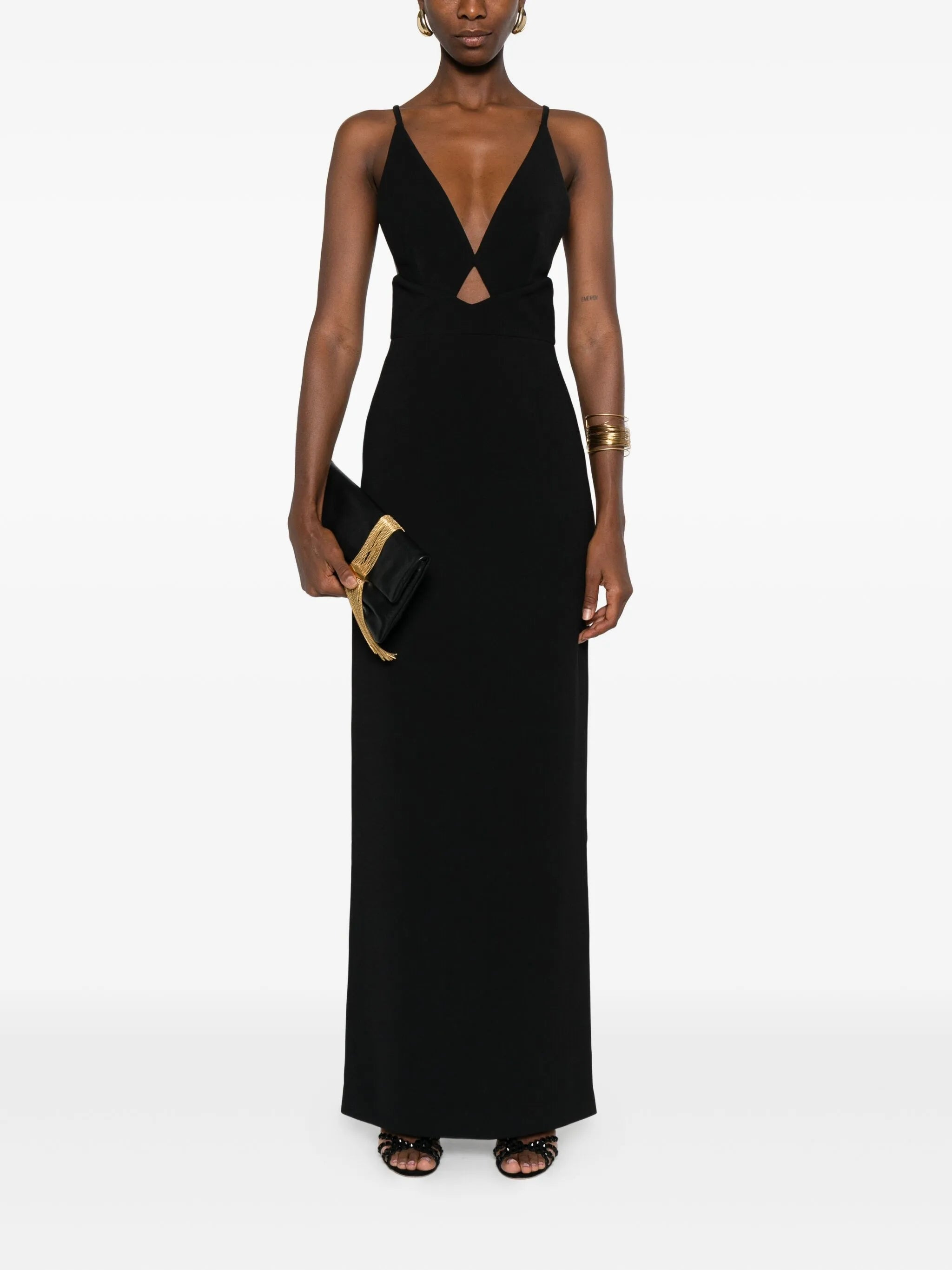 Solace London Milly Cross-back Maxi Dress - 3