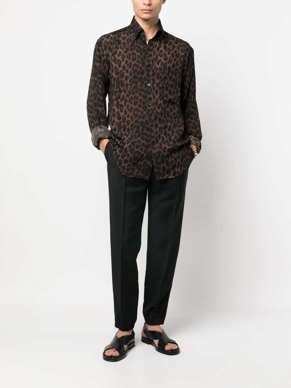 ankle zips track pants - 2