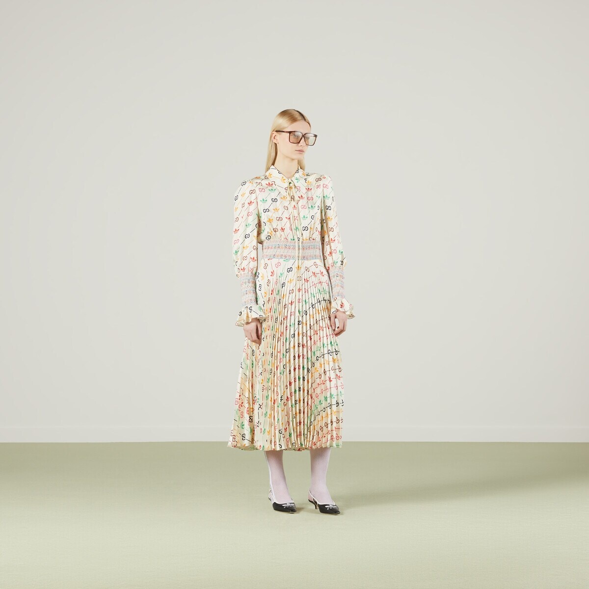 adidas x Gucci GG Trefoil stripe dress - 7