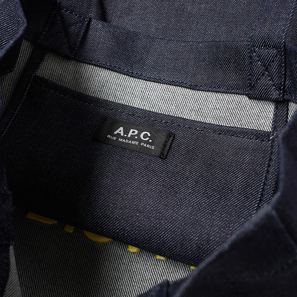 A.P.C. Radically Minimal Denim Tote - 2