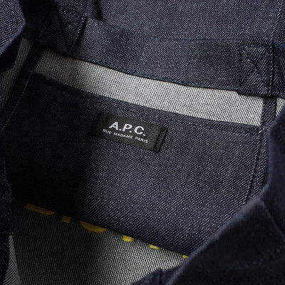 A.P.C. A.P.C. Radically Minimal Denim Tote outlook