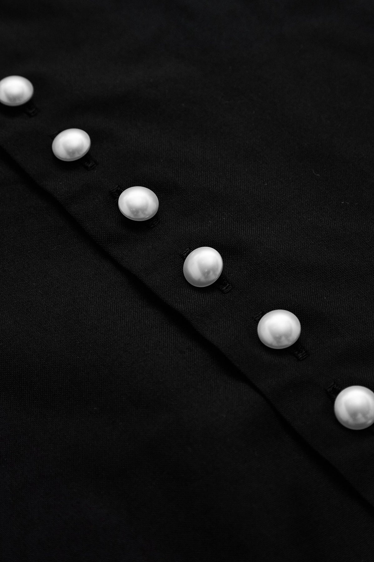 Ambush Pearl Button Shirt Black - 3