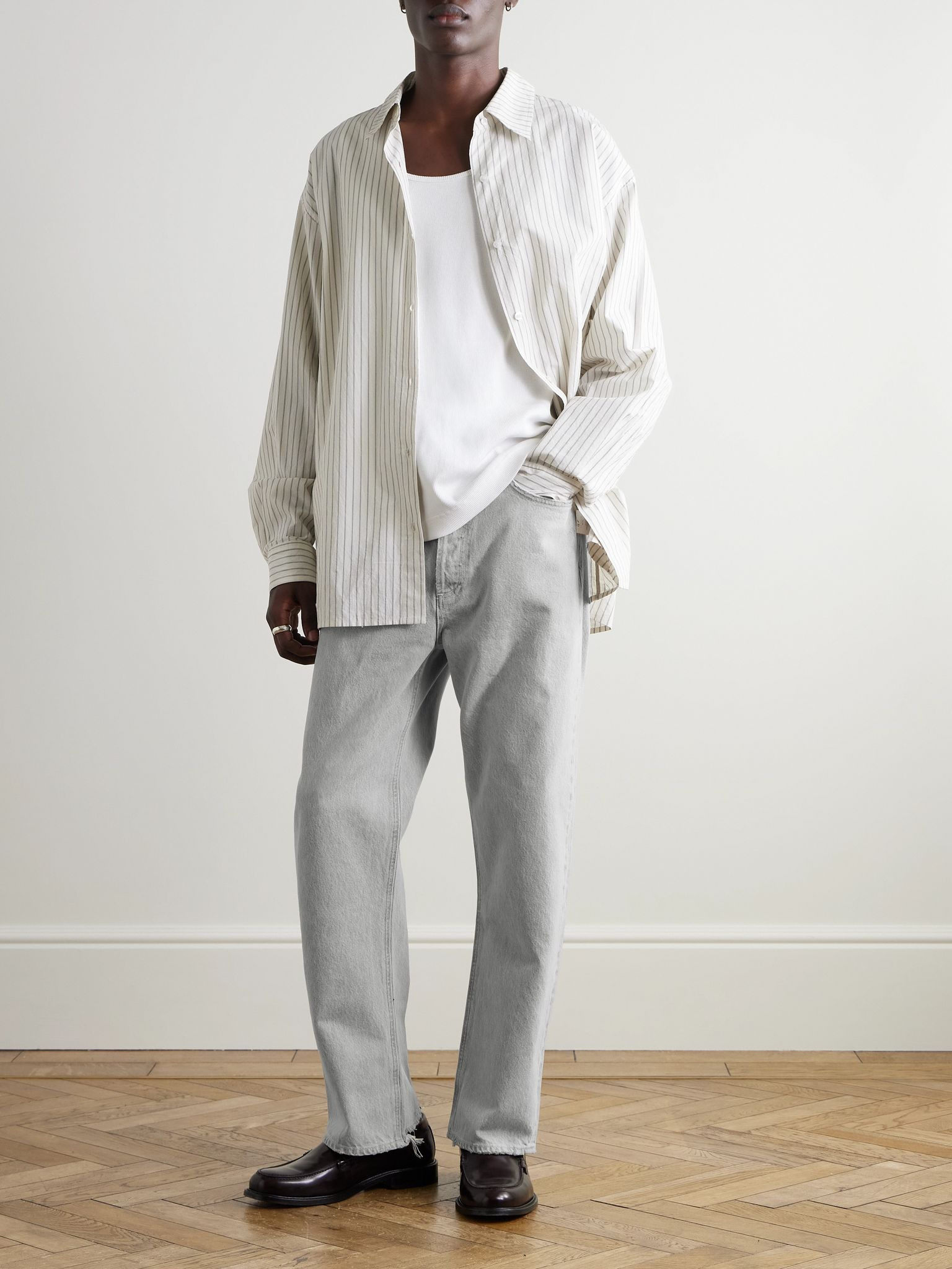 90's Straight-Leg Organic Jeans Gray - 2