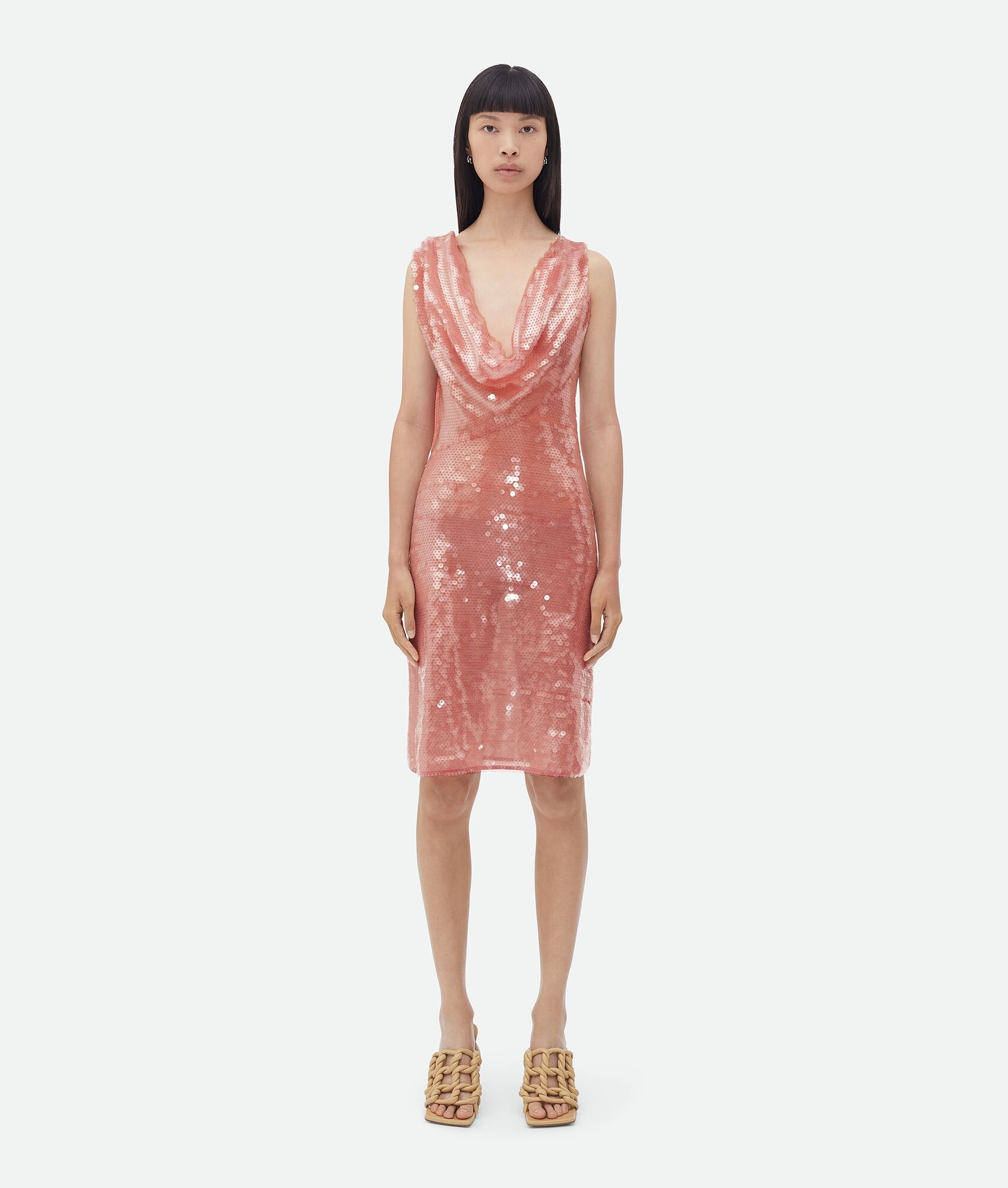 nylon and sequins dress - 1
