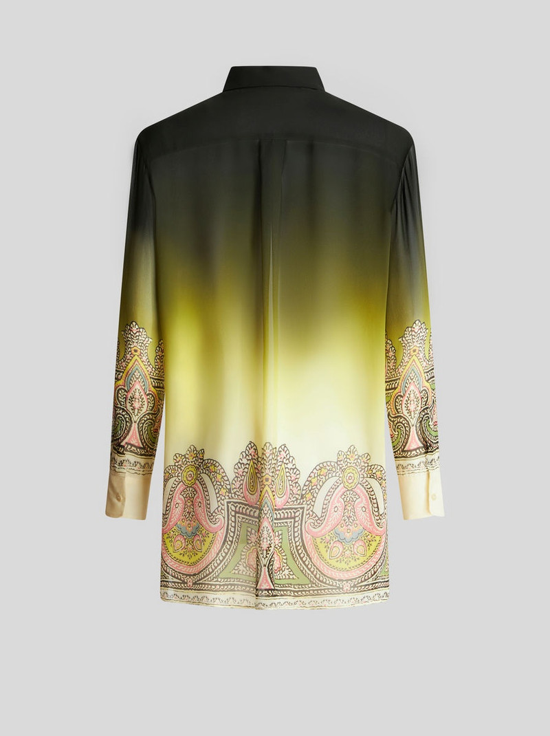 COLOUR SHADED 실크와 패리스 PRINT SHIRT 6