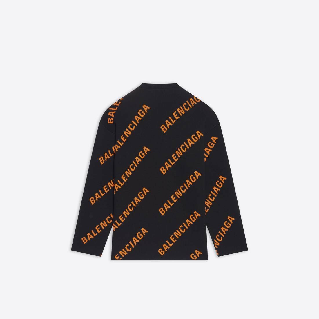 Men's Year Of The Tiger Allover Logo Sweater in Black - 2