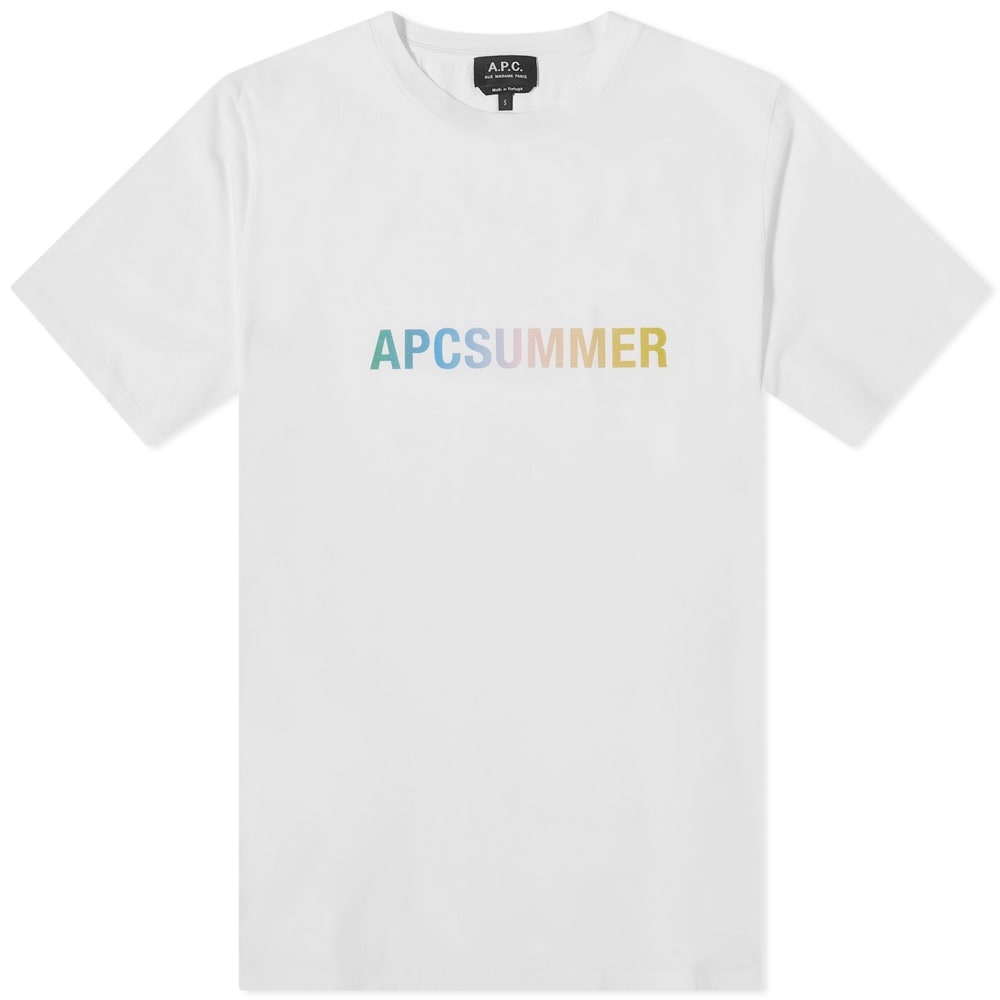 A.P.C. Viktor Summer Logo Tee - 1