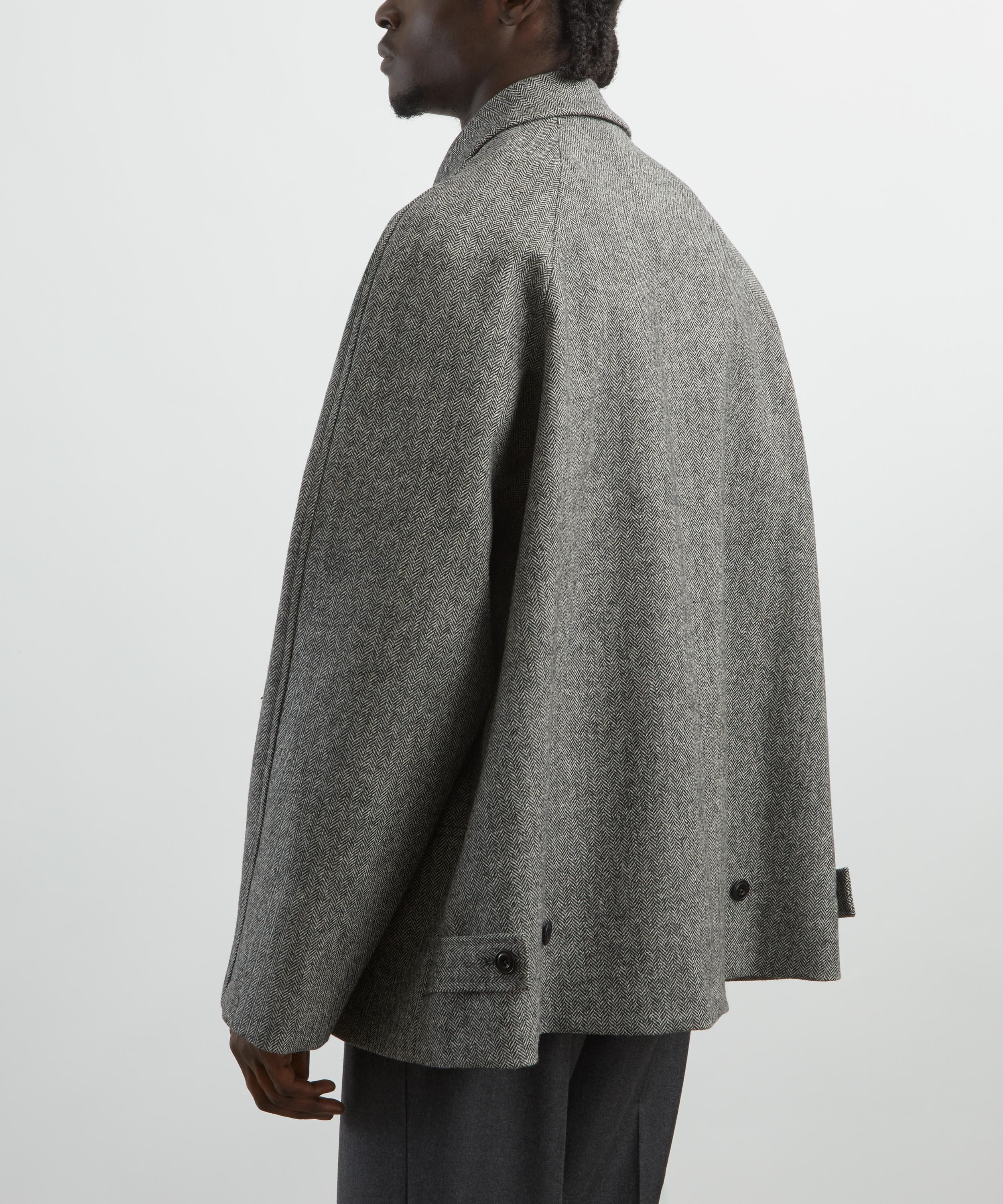 Takeshi Charcoal Wool Jacket - 4