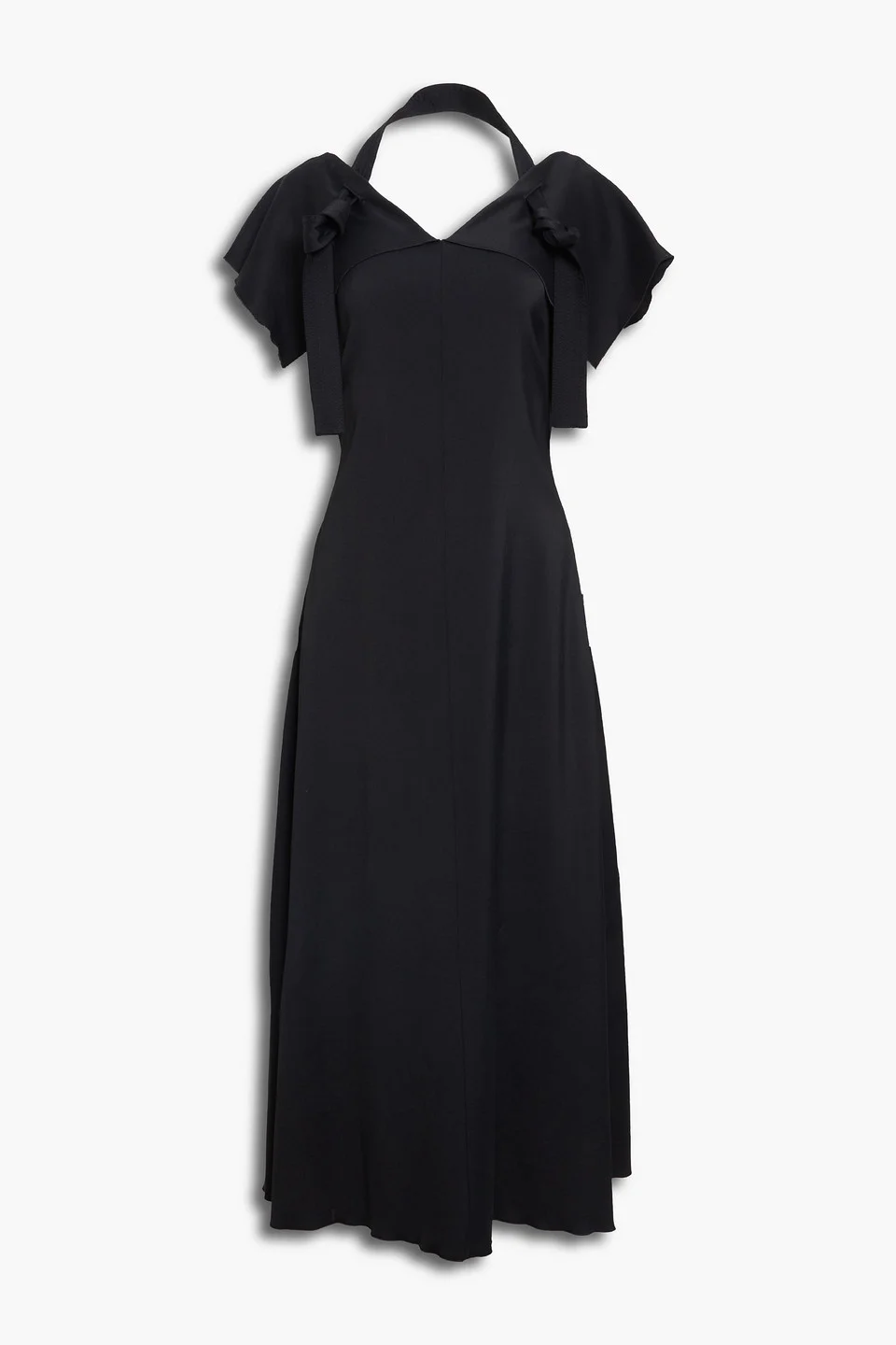 Draped cady maxi dress - 1