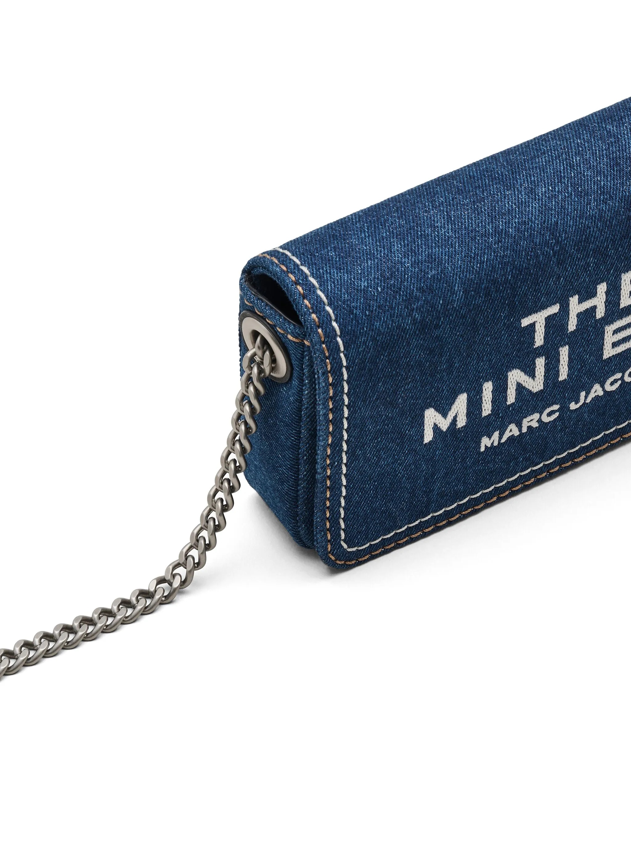 MARC JACOBS - Women The Mini Denim Chain Items SLG Bag - 3