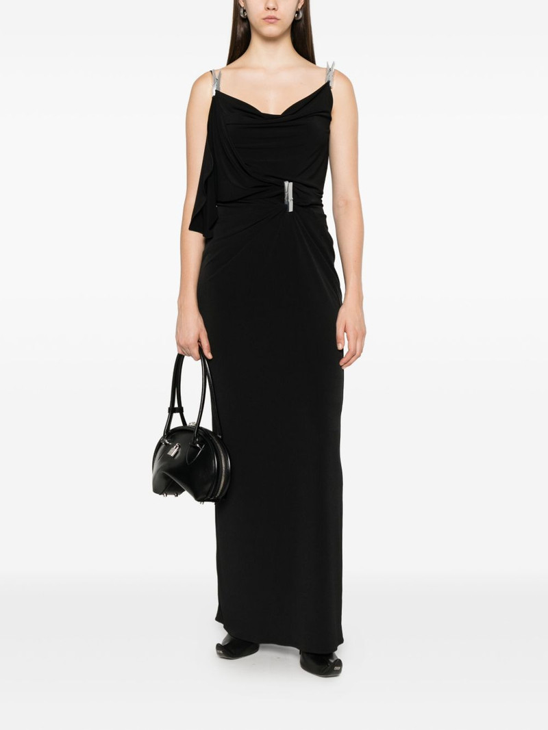 COPERNI draped washing-clip evening dress outlook