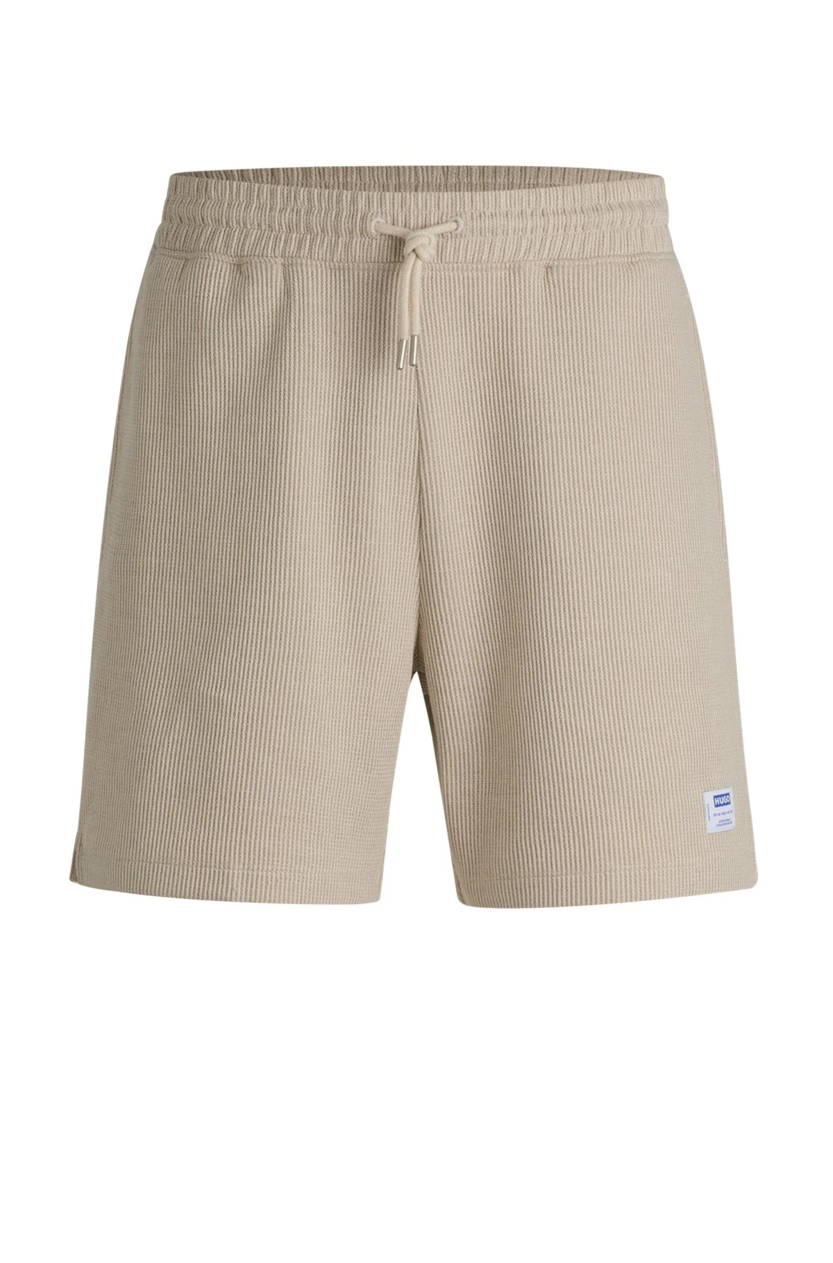 LOOSE-FIT SHORTS IN WAFFLE-STRUCTURED COTTON - 1