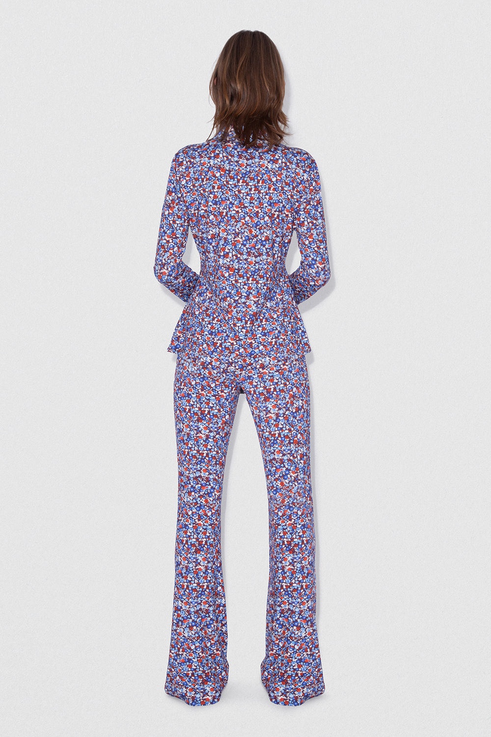 STELLA T TROUSER MIDNIGHT FLORAL VISCOSE JERSEY - 3