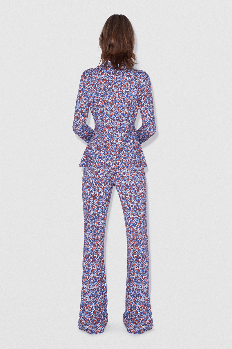 STELLA T TROUSER MIDNIGHT FLORAL VISCOSE JERSEY 3