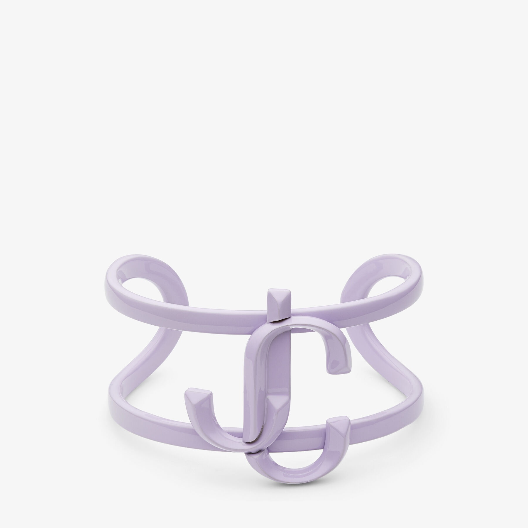 JC Monogram Cuff
Wisteria Metal with Enamel-Finish Monogram Cuff - 5
