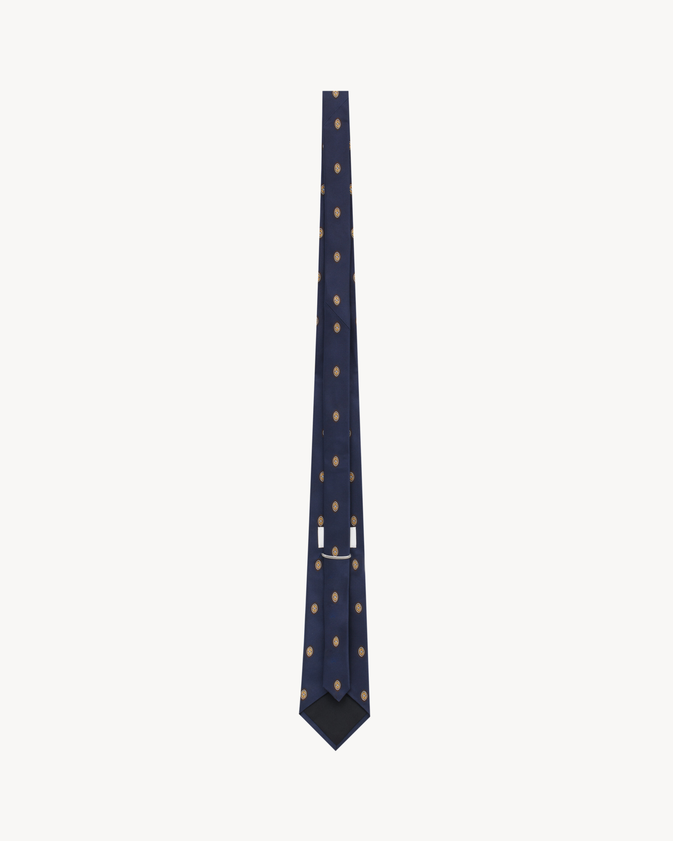 WIDE TIE IN MEDALLION SILK JACQUARD - 2