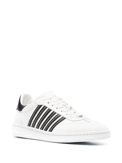 DSQUARED2 jagged stripe sneakers outlook