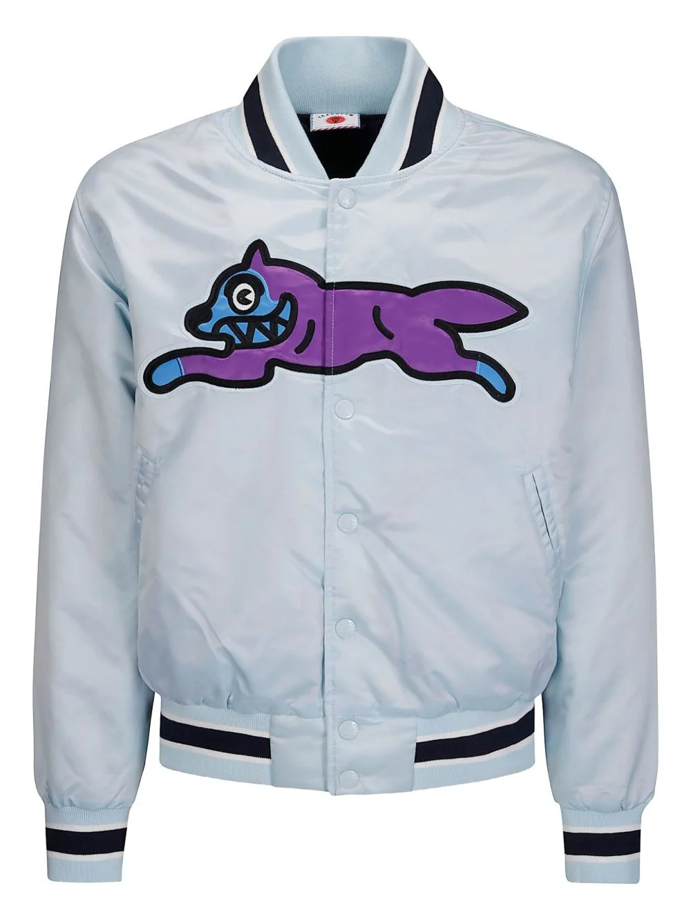 Running Dog satin bomber jacket - 1