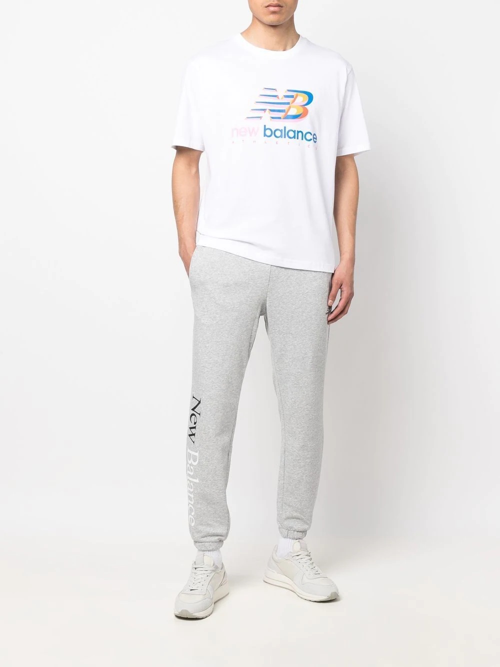 logo-print cotton track pants - 2