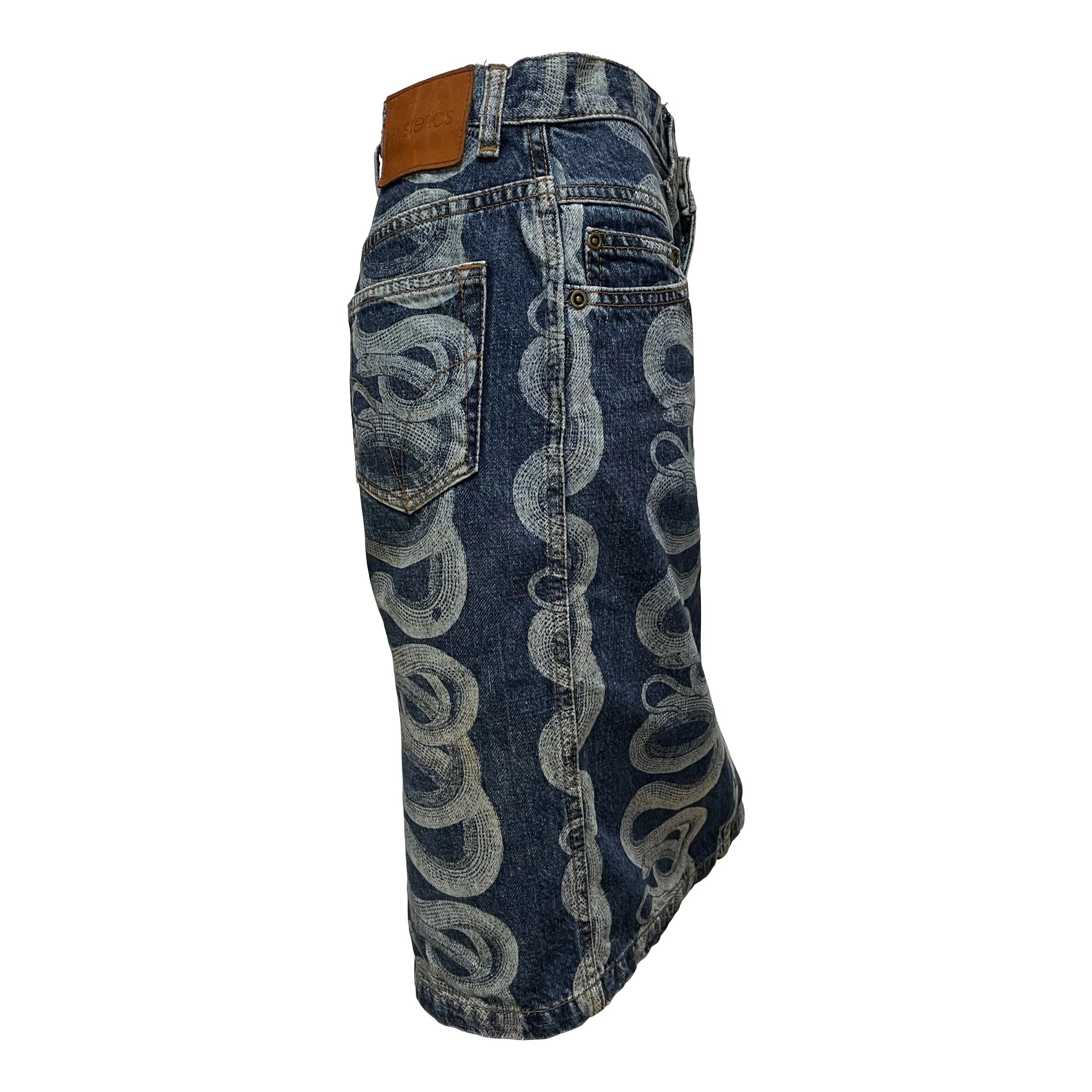HYSTERICS - HYSTERICS Snake Denim Skirt - 2