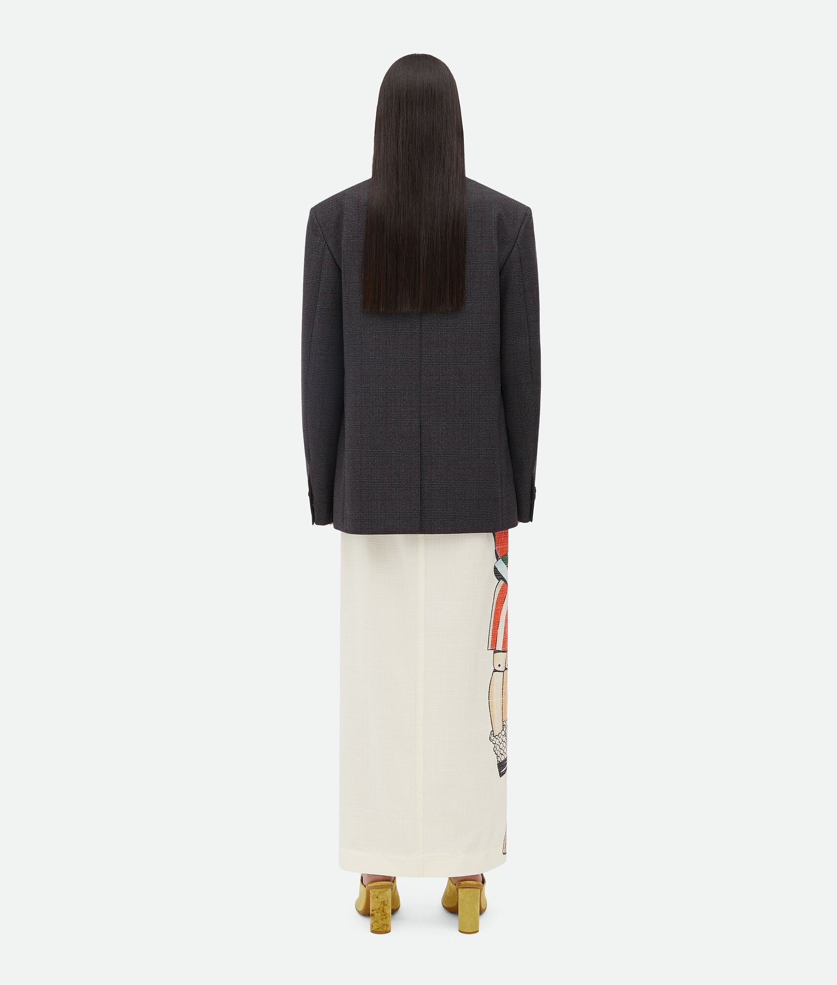 Prince Of Wales Wool Jacket With Label - 3