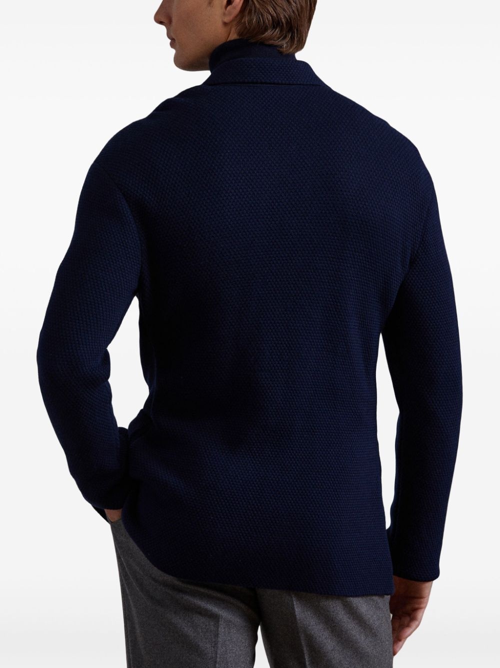double-breasted cardigan - 3