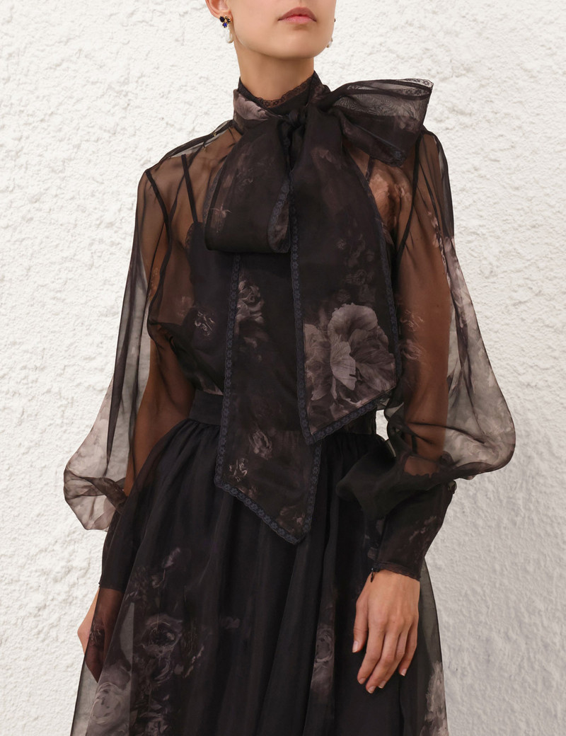Zimmermann HYPNOTIC PUSSYBOW BLOUSE outlook