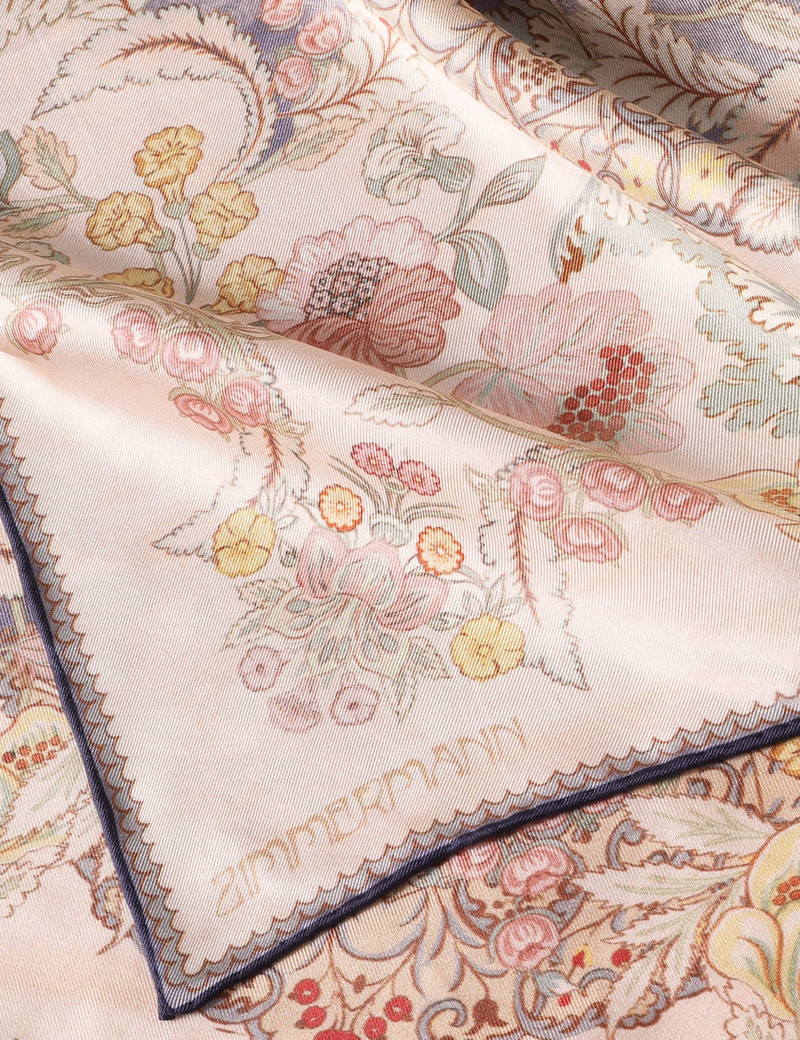 PRINTED SILK SQUARE 70 5
