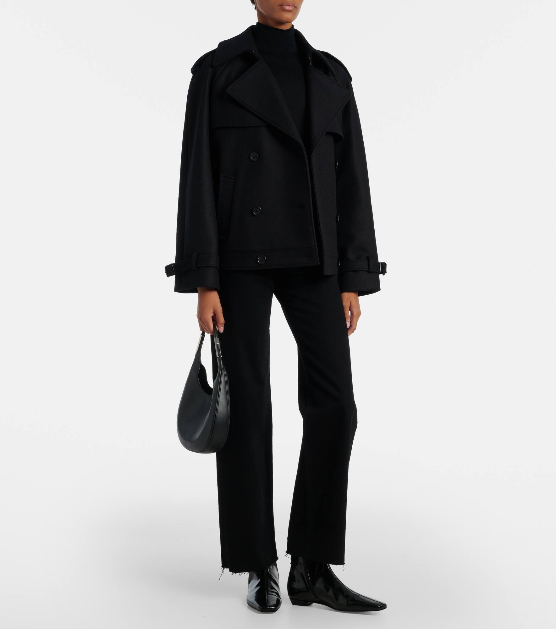 Amaury double-breasted wool-blend coat - 2