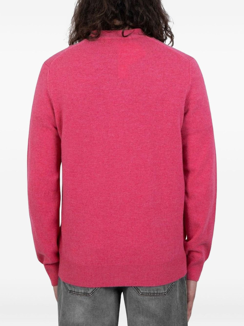 double logo cardigan 3