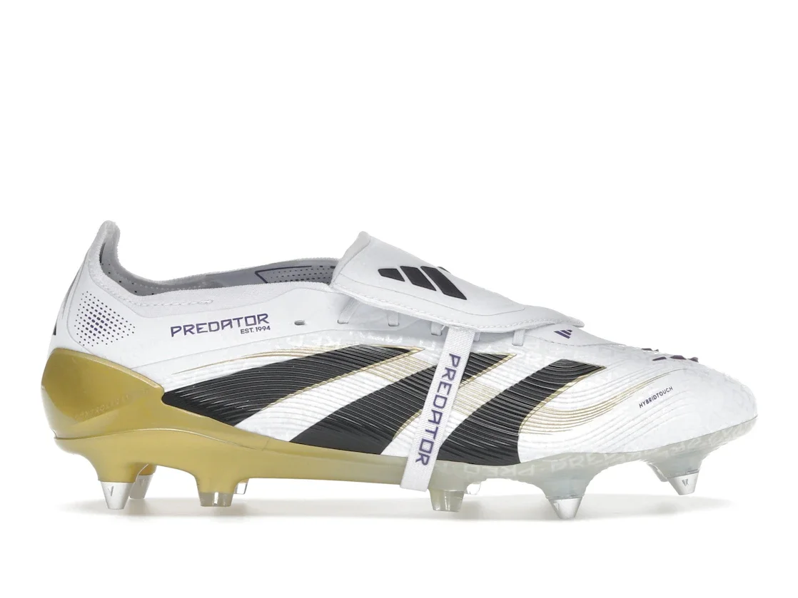 adidas Predator Elite Fold-Over Tongue SG Cloud White Core Black Gold Metallic - 1