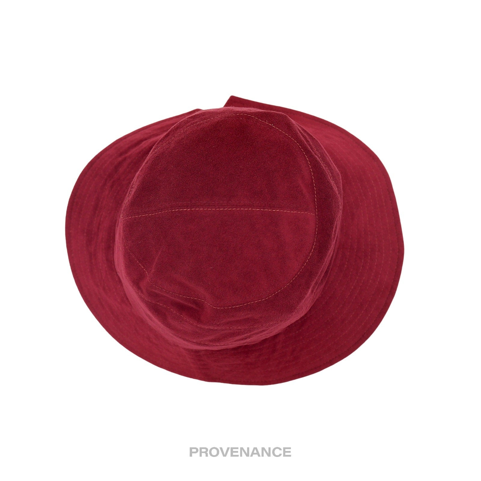 Givenchy Play Logo Notch Bucket Hat - Wine Microsuede - 5