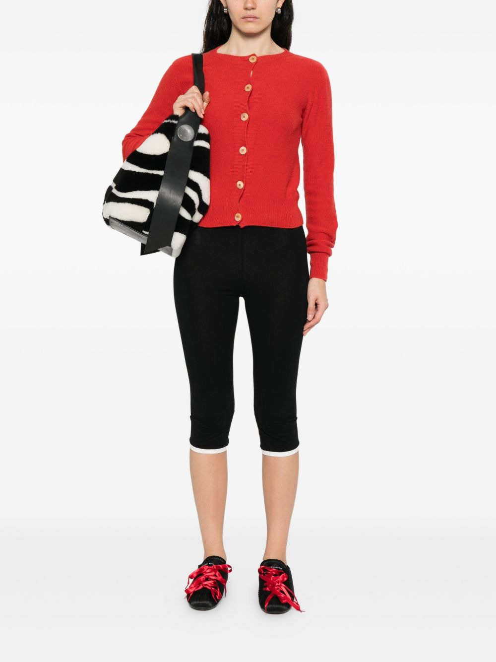 button-front cashmere cardigan - 2