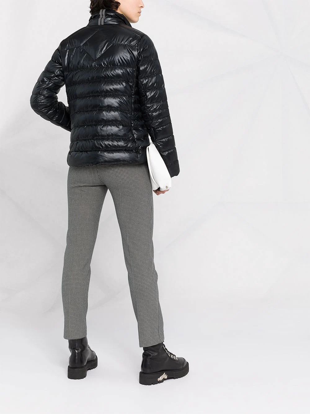 quilted zipped puffer jacket - 6