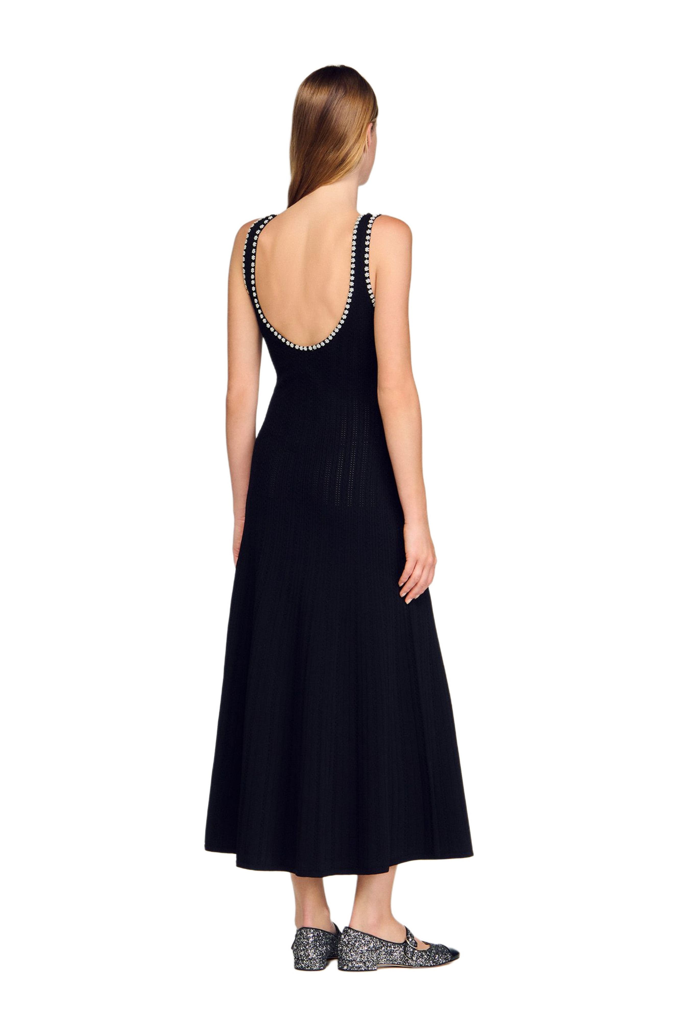 SANDRO Beaded dress in Black at Nordstrom - 3