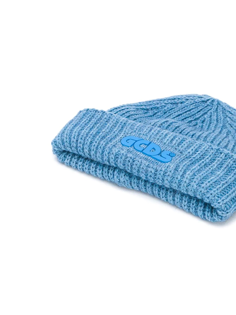 chunky-knit logo beanie  - 2