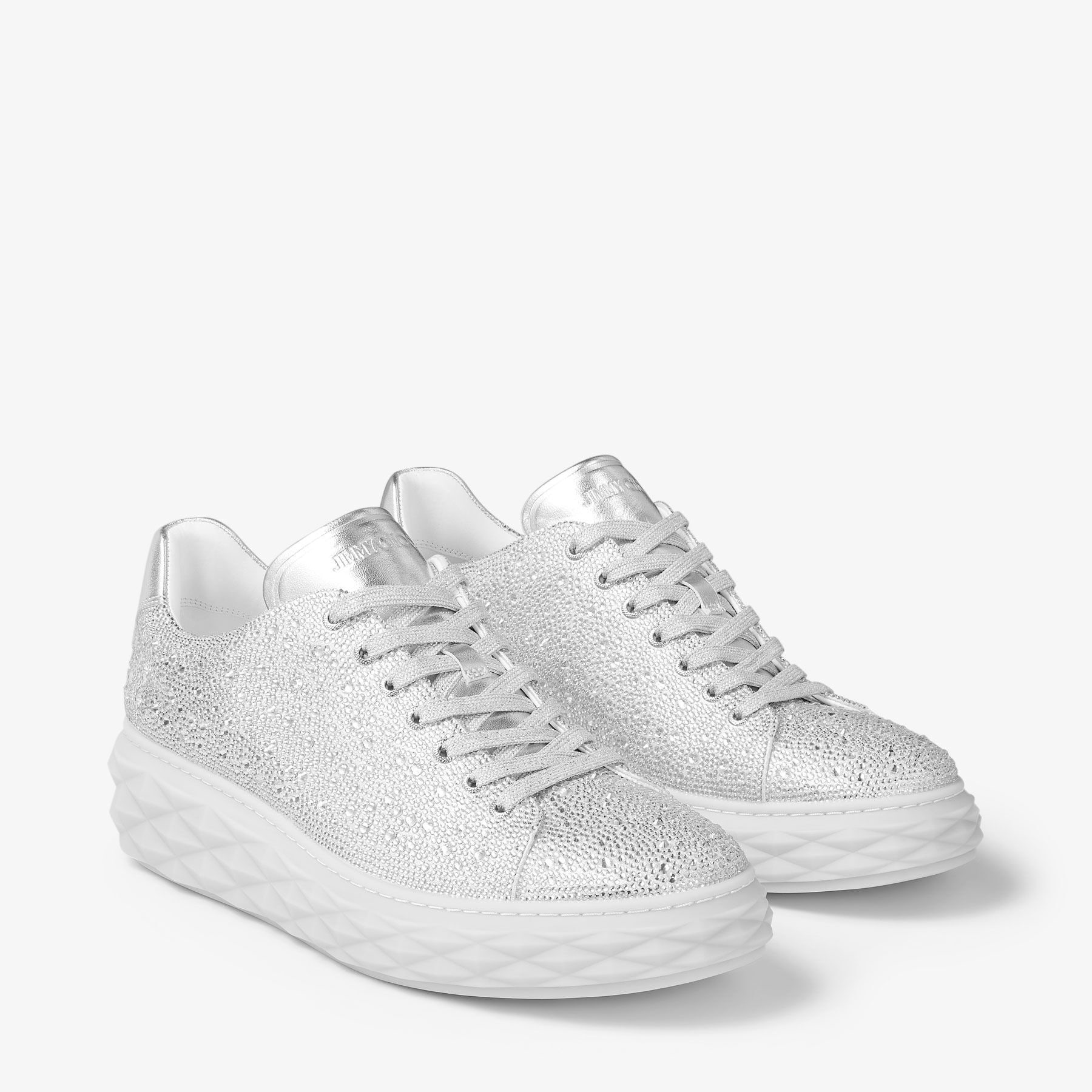 Diamond Light Maxi/F
Crystal Shimmer Suede Trainers - 3