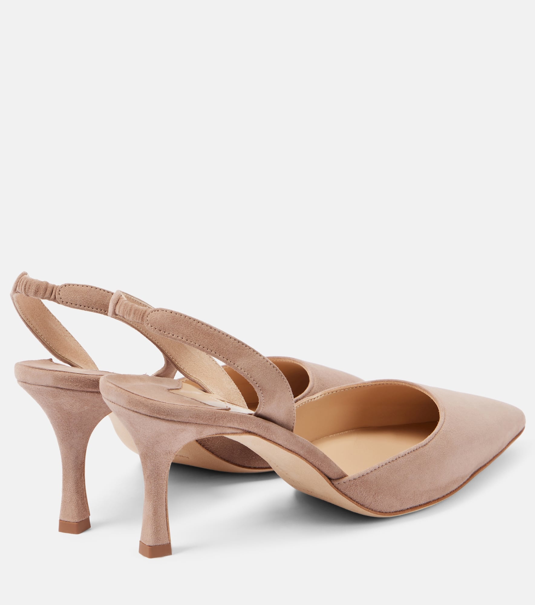 Carolyne 70 suede slingback pumps - 2