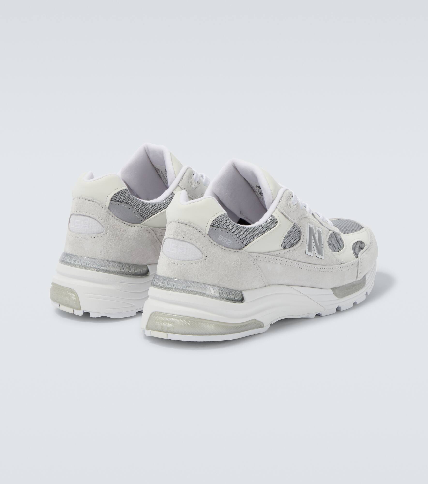992 suede-trimmed sneakers - 6