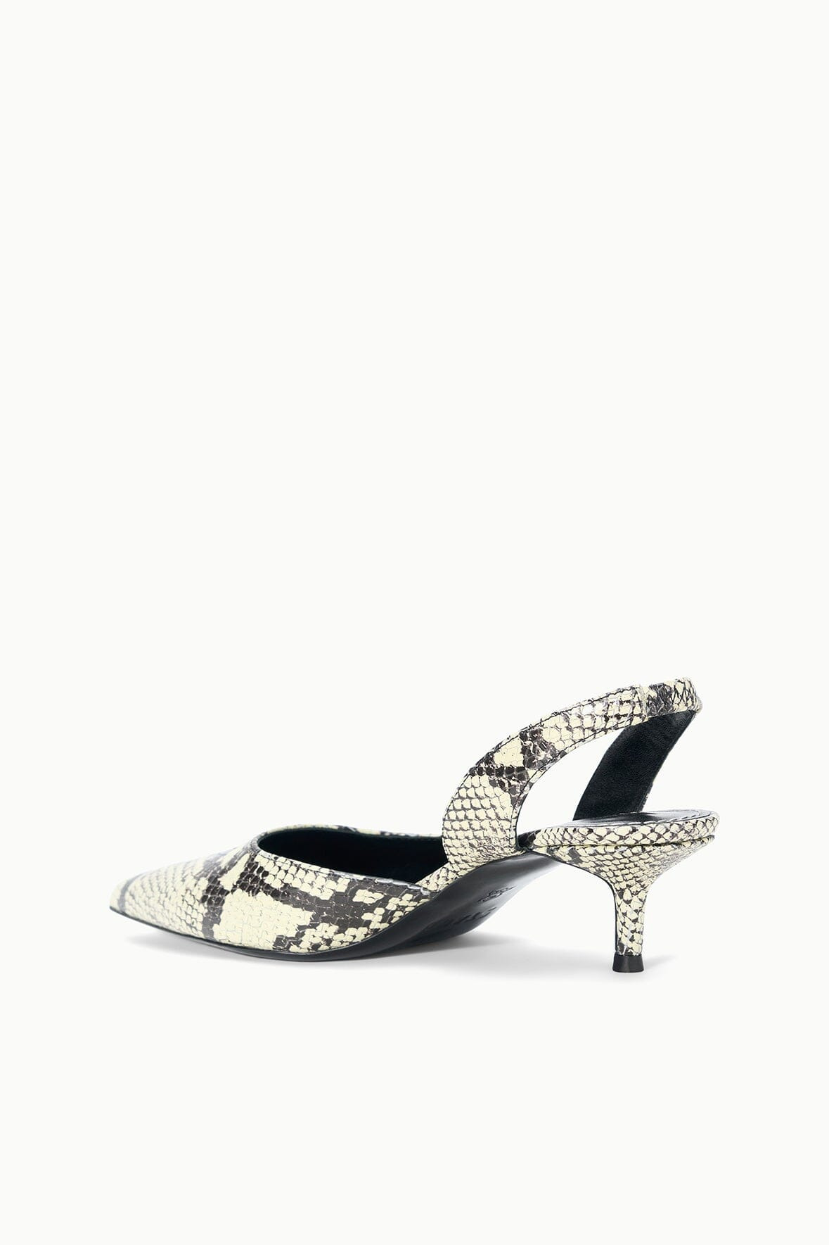 STAUD SEBASTIAN SLINGBACK WHITE SNAKE - 5