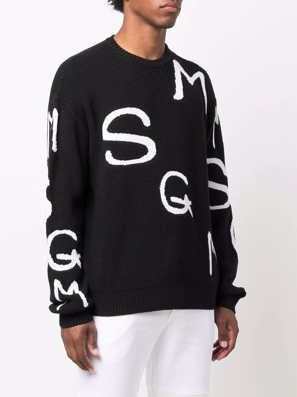 logo print sweatshirt - 3