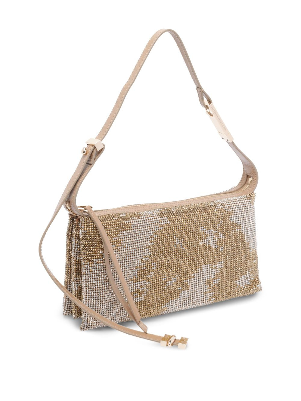 crystal-embellished shoulder bag - 3